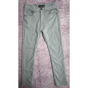 Suslo Couture Gray Slim Skinny Pants Men's Size 32 Stretch Five Pocket